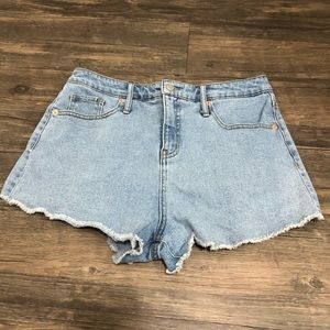 wild fable high waisted jean shorts